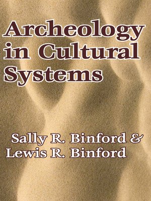 cover image of Archeology in Cultural Systems